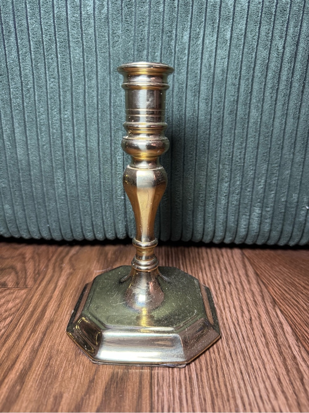 baldwin Brass Candlestick Holder in Gold Tone